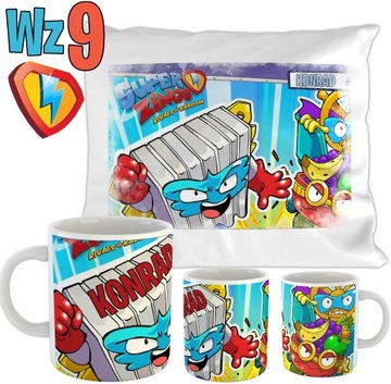 НАБОР КРУЖКА + ПОДУШКА SUPER ZINGS + ИМЕННЫЙ ПОДАРОК