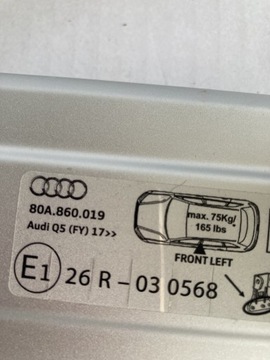 AUDI OE 80A860019 KUFR STŘEŠNÍ
