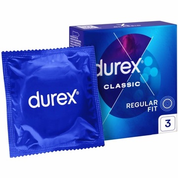 PREZERWATYWY DUREX CLASSIC KLASYCZNE 3 szt.