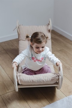 Подушка-качалка Монтессори чёрная M