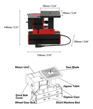 Мини-токарный станок DIY 6 в 1