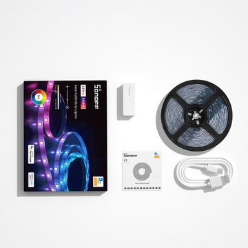 Светодиодная лента RGB RGBIC Colorful 5M Sonoff Smart + USB