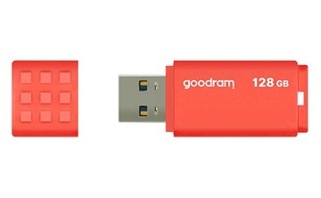 Флэш-накопитель GOODRAM UME3 128 ГБ USB 3.2 оранжевый