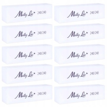 10 x BLOK POLERSKI KOSTKA POLERKA BIAŁY 240/240 MOLLYLAC