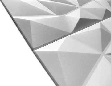 Пенопластовые белые потолочные коробки 3D Brilliant 8 шт.