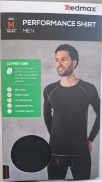 KOSZULKA TERMOAKTYWNA Z DŁUGIM RĘKAWEM REDMAX coffee yarn rozmiar M