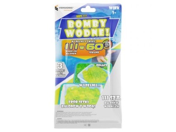 Разноцветные водяные шарики 111 шт. VERGIONIC WATER BOMBS.