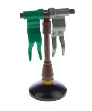 LEGO Stojak Flagi Flaga - zielona i srebrna