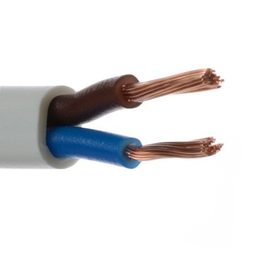 Kabel oponowy mieszkaniowy OMYp2x0,5 linka - 10m