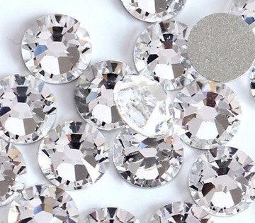 CYRKONIE DO PAZNOKCI SREBRNE CRYSTAL SS10 1440szt