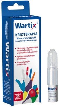 WARTIX Spray na kurzajki 38 ml – skuteczne usuwanie przez wymrażanie