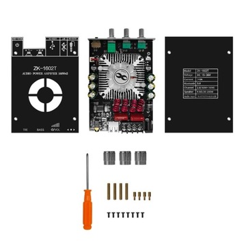 Модуль цифрового усилителя мощности ZK-1602T Bluetooth