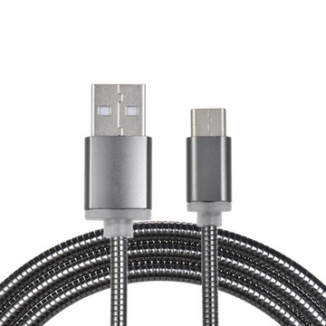 KABEL MICRO USB DO TELEFONU ŁADOWANIE SREBRY ZŁOTY