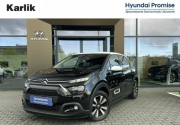 Citroen C3 III Hatchback Facelifting 1.2 PureTech 110KM 2023 Citroen C3 110 KM Tempomat Salon Polska Tapicerka Mica Grey FV23