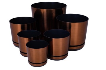 ДЕКОР вазон диаметр 14 см цвет дерева