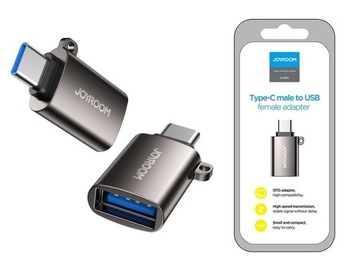 АДАПТЕР ТИПА-C — USB JOYROOM S-H151 ЧЕРНЫЙ