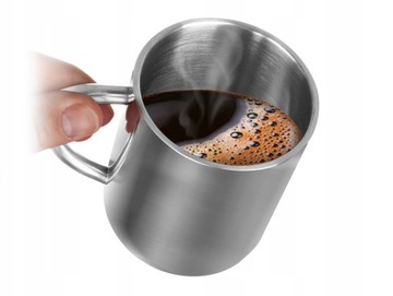 Kubek nierdzewny z podwójną ścianką 300ml