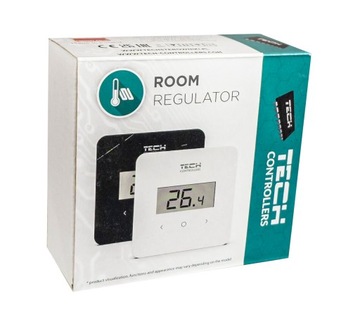 КОНТРОЛЛЕР-РЕГУЛЯТОР БЕСПРОВОДНОЙ КОМНАТНЫЙ ТЕРМОСТАТ TECH R-8B PLUS