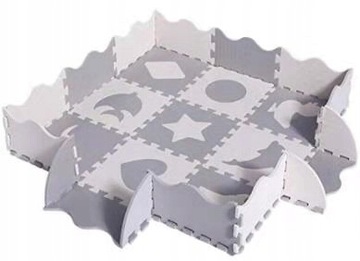 MATA PIANKOWA PUZZLE PIANKOWE EDUKACYJNE DLA DZIECI GRUBA SKŁADANA KOJEC