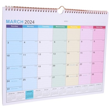 SOLIDNY KALENDARZ CODZIENNY DO BIURA 2024 37,50X30,00X1,00CM -2025