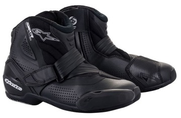 BUTY MOTOCYKLOWE MĘSKIE ALPINESTARS SMX-1 R V2 CZARNE ROZMIAR 42