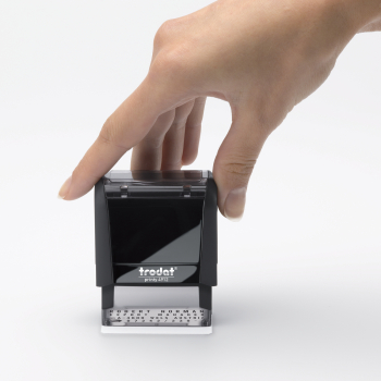 КОРПОРАТИВНАЯ ШТАМПА офисная печать TRODAT 4913 на 8 строк с ЛАСТИКОМ + ДИЗАЙН