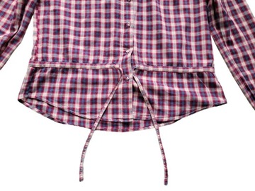 Koszula damska bawełniana H&M 34,XS wzór w kratkę