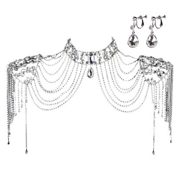 Necklace with a chain shoulder by hand