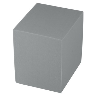 Кубовидный куб 10х8см СЕРЫЙ ФОТО СЕРЫЙ