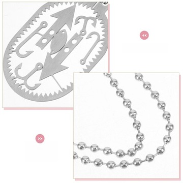 МЕТАЛЛИЧЕСКИЙ КУЛОН ОЖЕРЕЛЬЕ