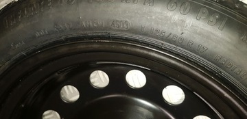 BMW E46 E60 E63 E65 E90 KOLO DOJEZDOVÉ 17" DOJEZDOVDOJEZDOVÉ 125/80 R17 6750007