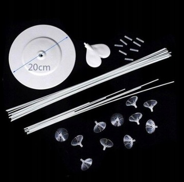 Подставка для букета из 13 шаров - 130 см.