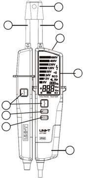 Универсальный счетчик - тестер Uni-T UT18D