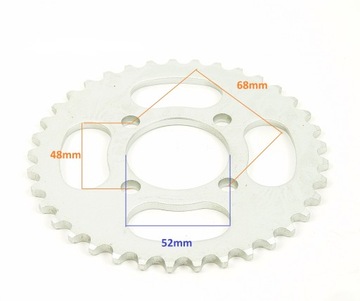 NAPĘD ŁAŃCUCH ZĘBATKA Kros Cross 110 125 LoncinDID