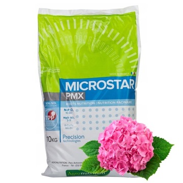 NAWÓZ DO HORTENSJI 10KG BORÓWKI AZALII RODODENDRON STARTOWY MICROSTAR PMX