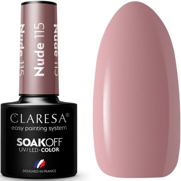 Claresa Lakier Hybrydowy Nude 115 5ml