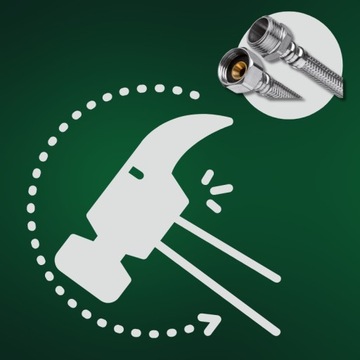 Стальной соединение шланг GW 1/2 