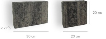 Libet KOSTKA BRUKOWA QUADRA COLORMIX