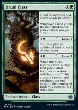 Karta Magic: The Gathering MTG Druid Class AFR WIZARDS OF THE COAST