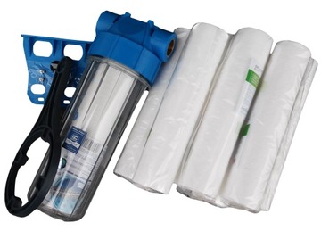 HYDRO 45 СМЯГЧИТЕЛЬ ВОДЫ ДЛЯ БОЛЬШОГО ДОМА + ФИЛЬТРЫ + СОЛЬ