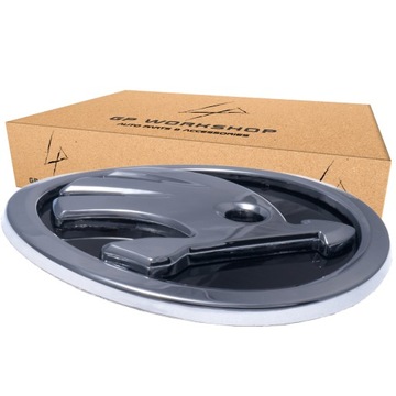 ЭМБЛЕМА SKODA 90 мм СЕРЕБРЯНАЯ OCTAVIA SUPERB