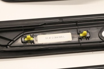 BMW F30 LISTWY NAKŁADKI PROGOWE M-PERFORMANCE PODŚWIETLANE