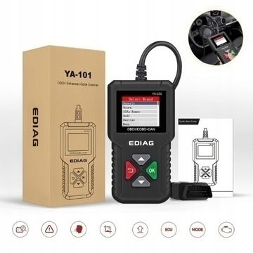 Interfejs Diagnostyczny Tester OBD2 JĘZYK POLSKI