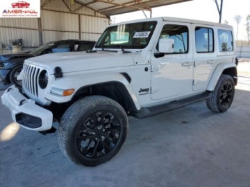 Jeep 2021 Jeep Wrangler 2021r., Unlimited Sahara, od ubezpieczalni 2.0 Benzyna 270KM