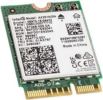 Modem Karta sieciowa WIFI Intel L57248 AX201NGW