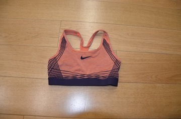 NIKE bokserka/top r. S dri fit orange
