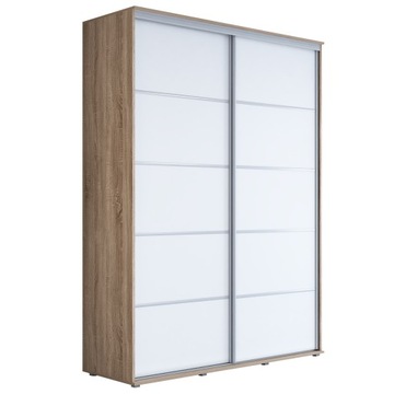 Szafa przesuwna MAJA PLUS 130 x 242 x 61 cm z wyposażeniem KP-Meble