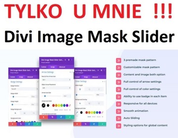 Wtyczka Plugin Divi Image Mask Slider WordPress