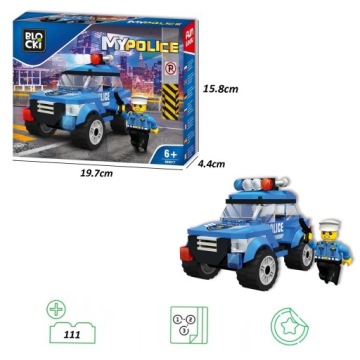Патрульная машина Klocki Blocki MyPolice