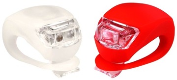 ЛАМПЫ ОСВЕЩЕНИЯ ВЕЛОСИПЕДА 2 СВЕТОДИОДНЫЕ ПЕРЕДНЯЯ ВЕЛОСИПЕДНАЯ НАБОР 2 ШТ.